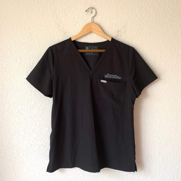 Figs Tops - FIGS x BOSTON SCIENTIFIC Technical Collection V-Neck Scrub Tee